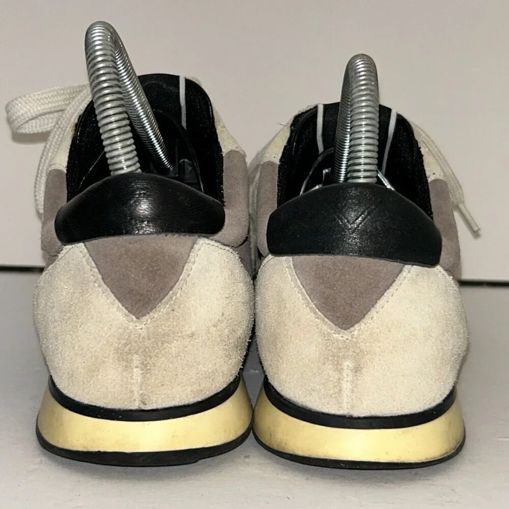 Via Spiga Suede Leather Two Tone Sneakers Casual Comfort Shoes Womens Size 8.5M - Picture 6 of 13